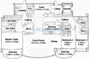 Le Club - Bonnet Floor Plan