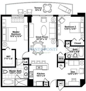 Sapphire Condo - Floor Plan C1