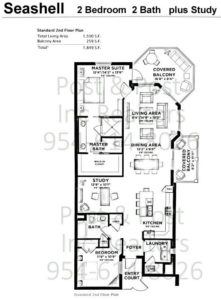 Villas by the Sea - Seashell Floor Plan