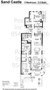 Villas by the Sea - Sand Castle Floor Plan