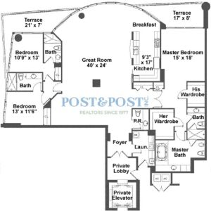 La Rive - Floor Plan C