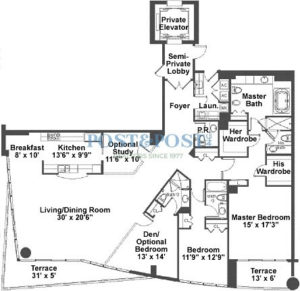 La Rive - Floor Plan D