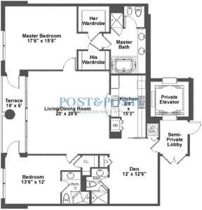 La Rive - Floor Plan E