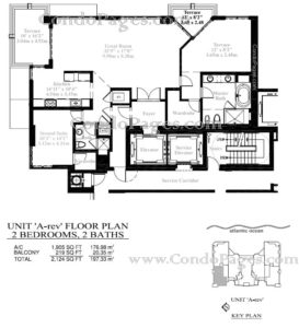 Las Olas Beach Club - Floor Plan A Reverse