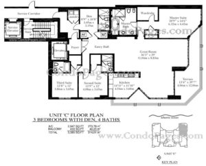 Las Olas Beach Club - Floor Plan C