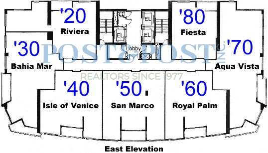 350 Las Olas Place Condo Floor Plans